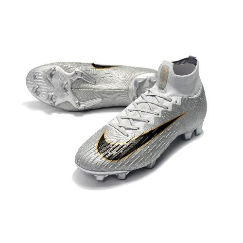 fodboldstøvler Nike Mercurial Superfly 6 Elite FG - Sølv Sort_6.jpg